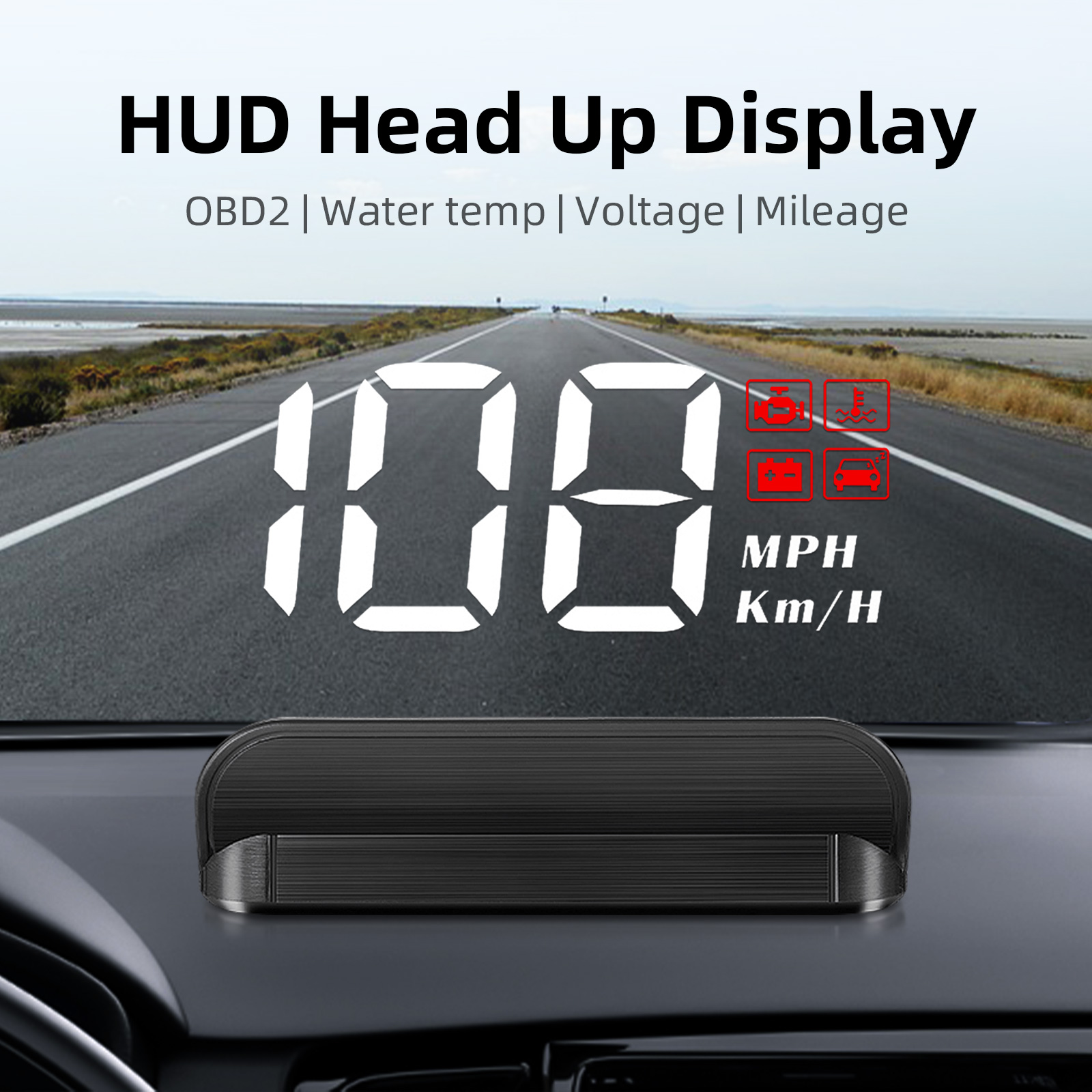 M3 HUD Obd2 Head-Up Display Di - Anemometer Wind Speed 评论和价格