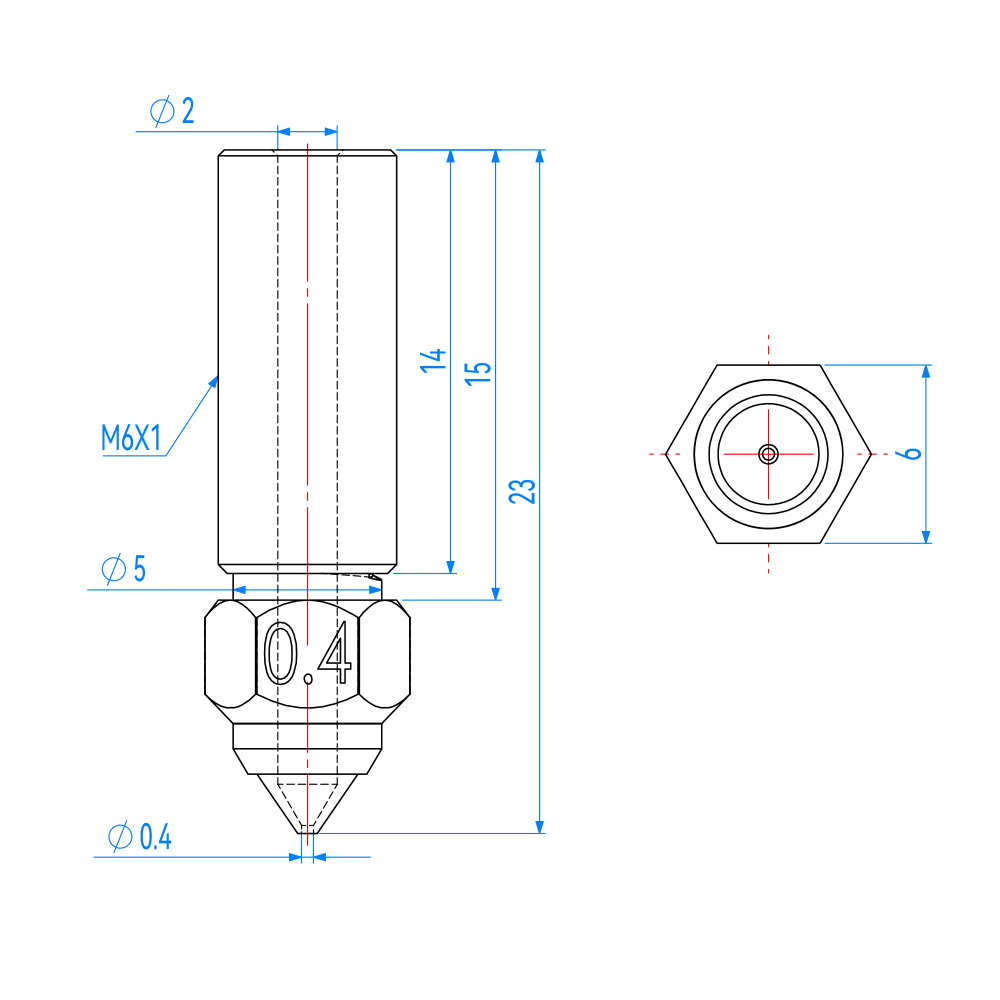 Nozzle For Creality K1 Max End - Science Max 评论和价格