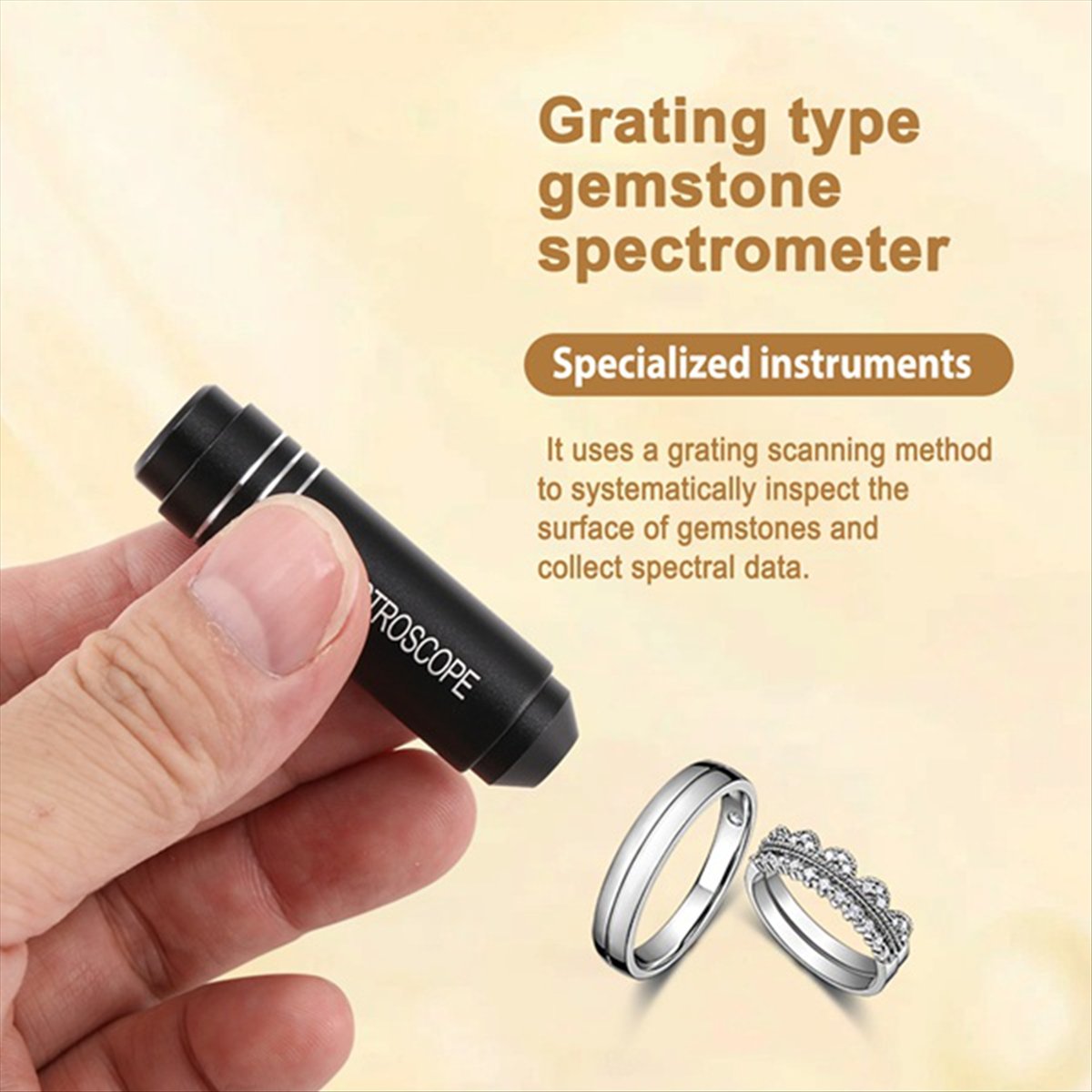 NOCM Gemstone Identification w - Spectroscope Handheld 评论和价格