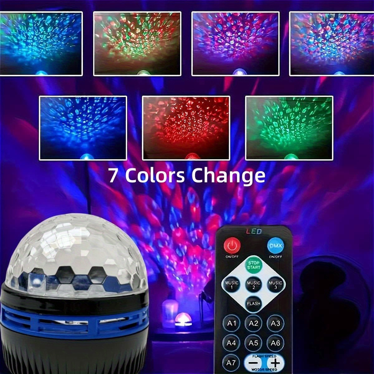 7 Modes RGB Starry Sky Galaxy  - Planetarium Projector Home 评论和价格
