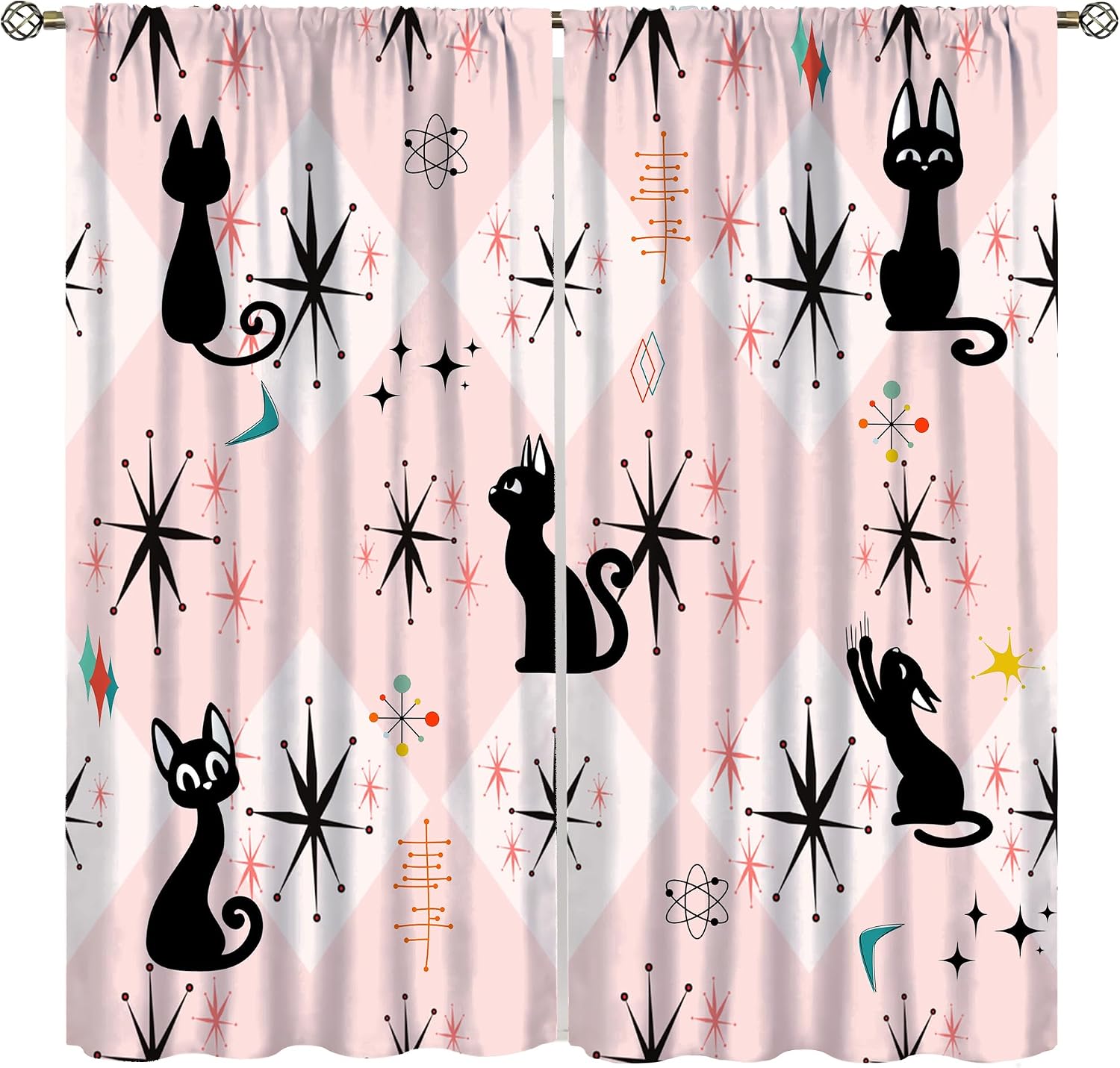 Cute Cat Science Geometric Pat - Science Nursery 评论和价格
