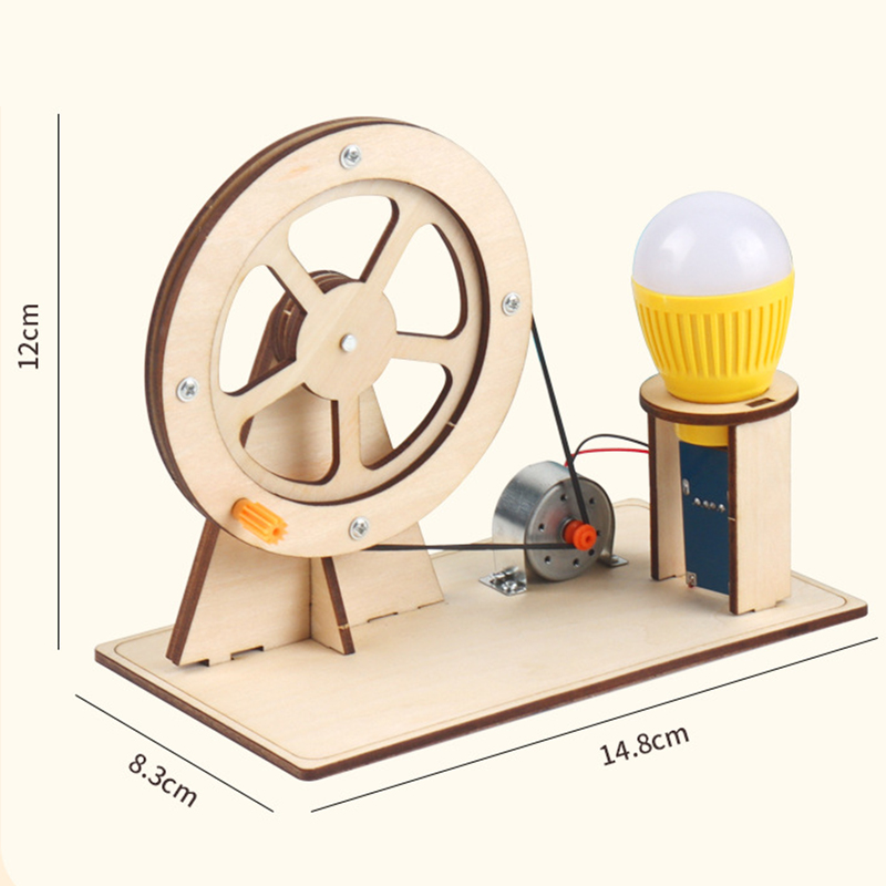 Wooden Hand Generator Kids Sci - Science And Invention 评论和价格