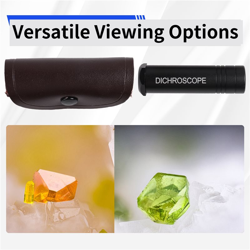 Gemstone Calcite Dichroscope T - Spectroscope Handheld 评论和价格