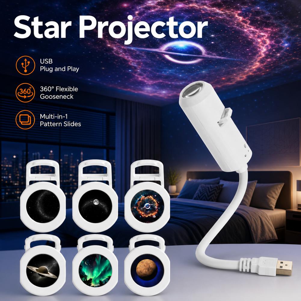 Multi-in-1 New USB Galaxy Star - Planetarium Projector Home 评论和价格